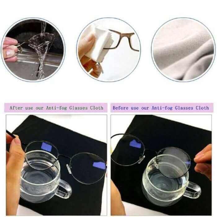 Reusable Anti-Fog Wipes For Your Glasses Or Sunglasses